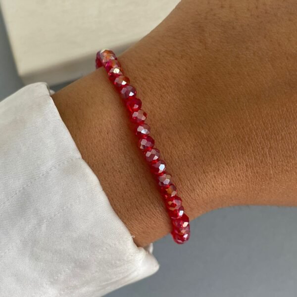 Pulsera Elástica Roja